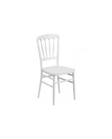 Chaise Napoleon 3 blanche en polypropylène
