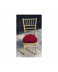 Chaise Chiavari doré en bois de hêtre Europe