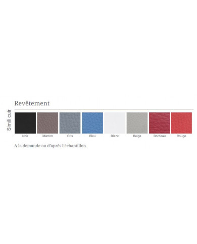 Chaise médaillon blanche empilable Monaco