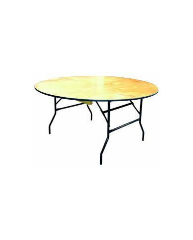 Table pliante bois 150 cm