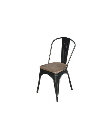 Chaise bistrot noir