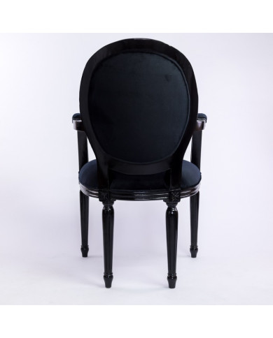 Fauteuil cabriolet en bois