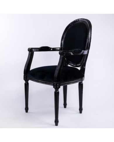 Fauteuil cabriolet en bois