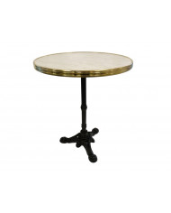 Table bistrot parisien en fonte