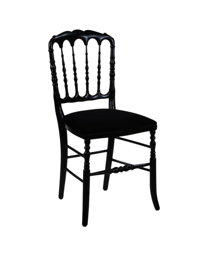 Chaise Napoléon III en bois haut de gamme