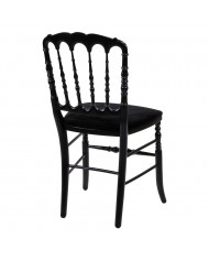 Chaise Napoléon III en bois haut de gamme