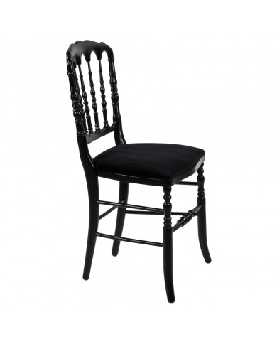 Chaise Napoléon III en bois haut de gamme