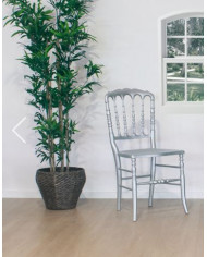 Chaise Napoléon III en bois haut de gamme