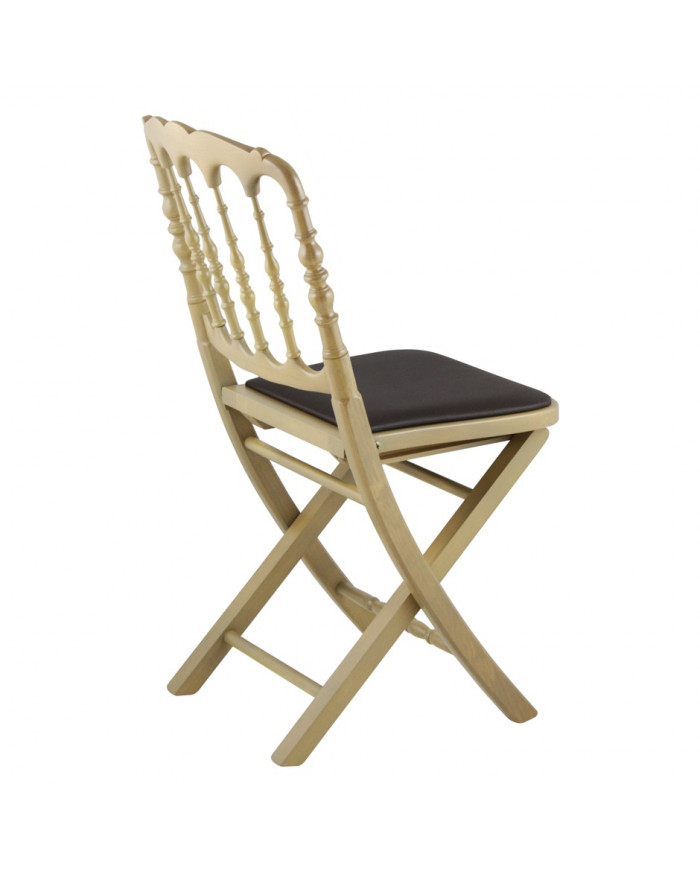 Chaise Napoleon III bois doré Luxe